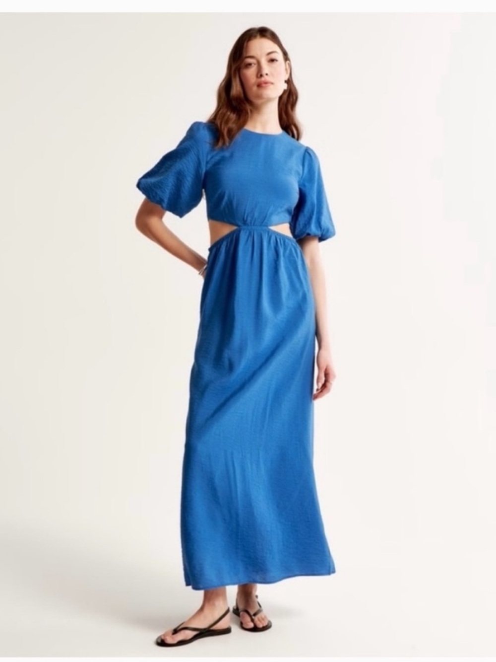 Brand New Abercrombie Cutout Blue Dress – Size XSP